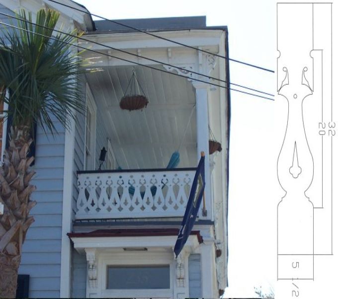 Gingerbread Baluster Style 0001